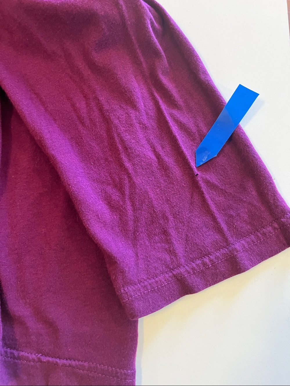 Puma Women’s Plum Purple Pullover Hoodie with White Cat Logo Cropped Size XL - Picture 9 of 9